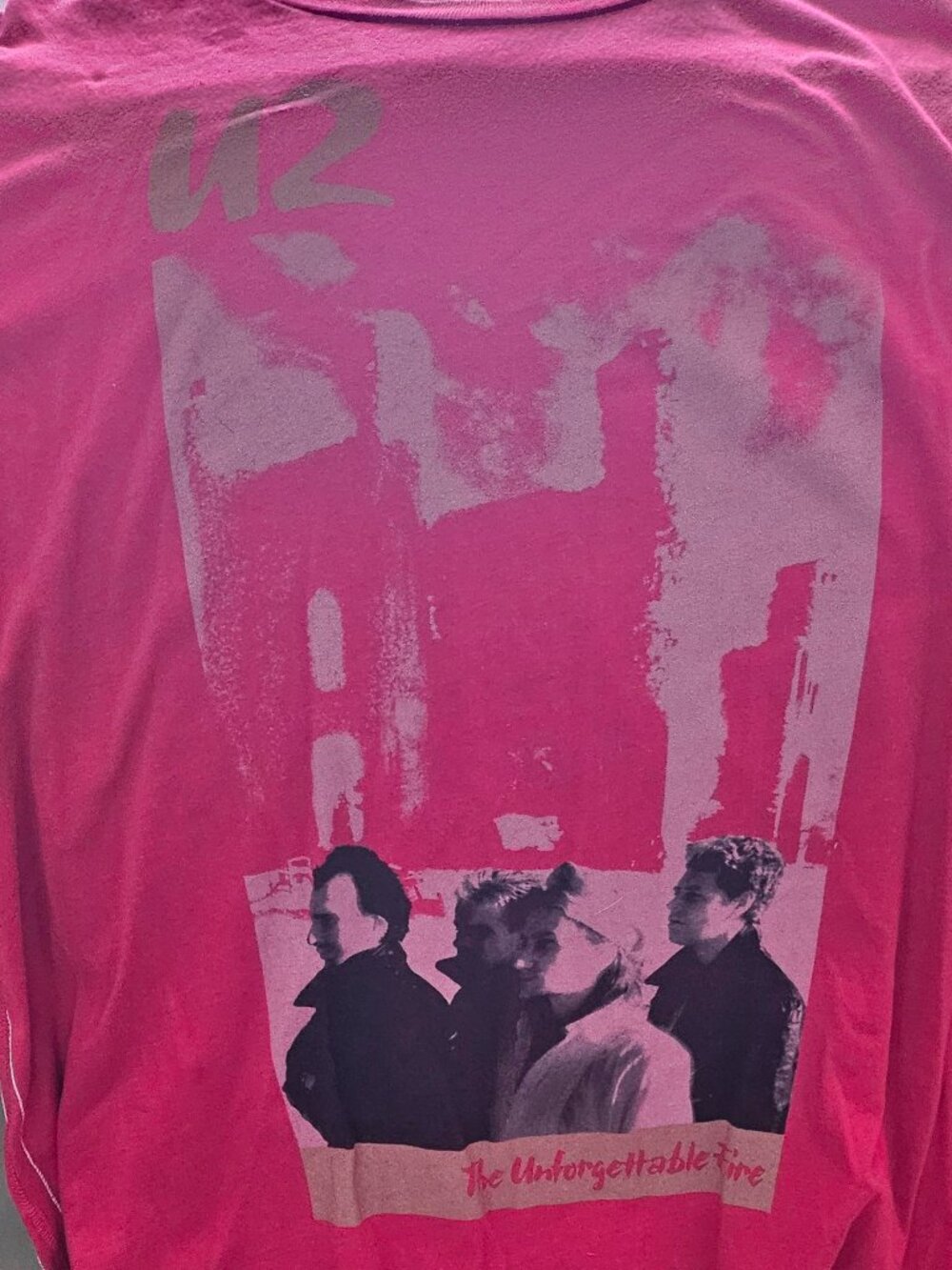 XL Magenta U2 Unforgettable Fire SS Tagless